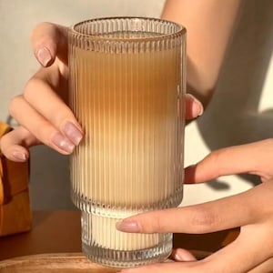 Our Best Selling! Ribbed Tumbler Glasses