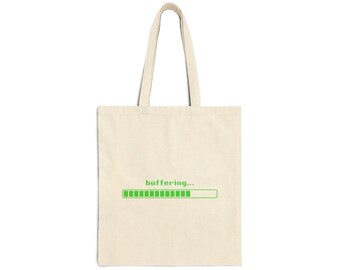 buffering progress bar Tote Bag | tech humor, loading icon design