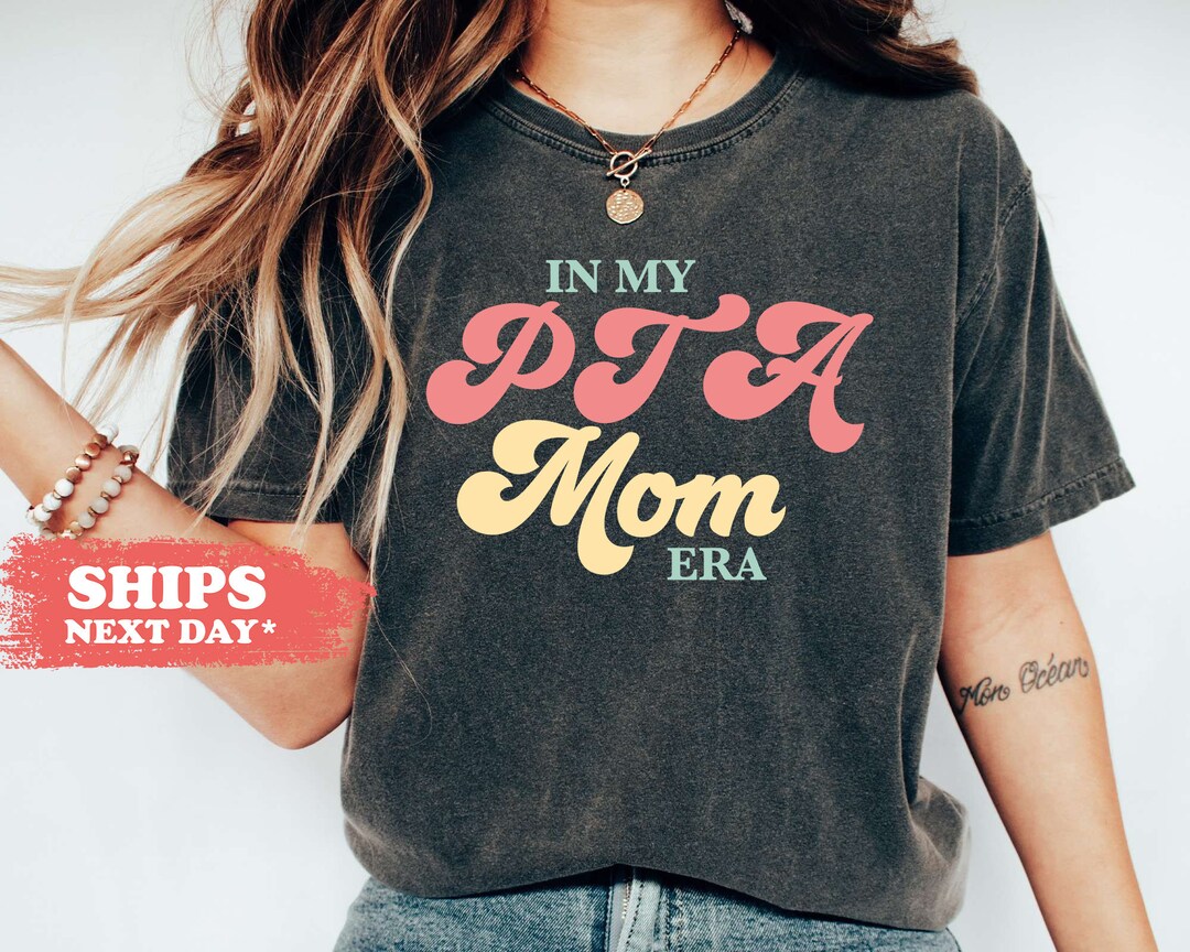 In My PTA Mom Era Tshirt Class Mom Long Sleeve Shirt PTA Mom Gift PTA
