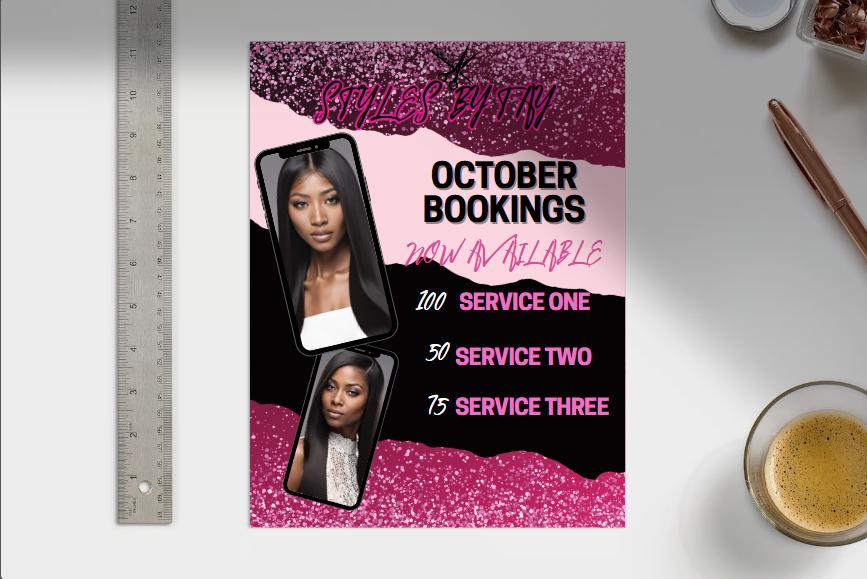 Hairstylist Instagram Post Templates Social Media Posts Templates for ...