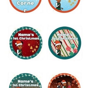Gracie’s Corner Stickers /Wall Decals/Christmas Ornaments, Christmas Stickers,Barbie Stickers, Name Stickers Bundle