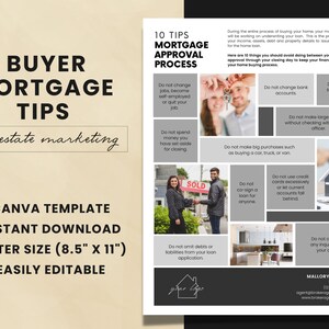 Mortgage Preapproval Flyer, Real Estate Agent Marketing Tools, First Time Homebuyer, Real Estate Marketing, Mortgage, Real Estate Template
