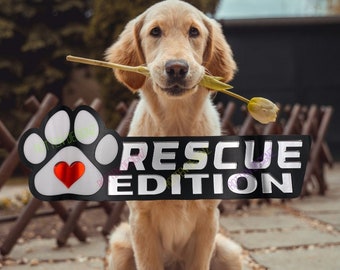 Rescue Edition Car Truck Badge