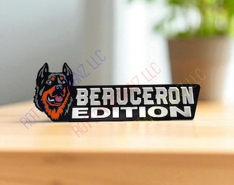 Beauceron Car Truck Badge