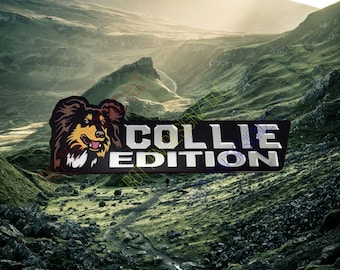 Rough Collie Edition Car Truck Badge