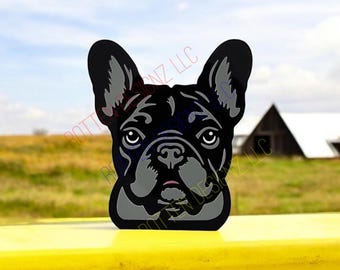 French Bulldog Frenchie Emblem for Car Truck Boat Etc.