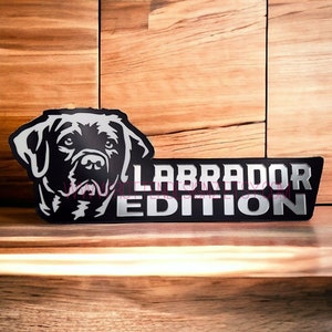 Labrador Retriever Car Badge