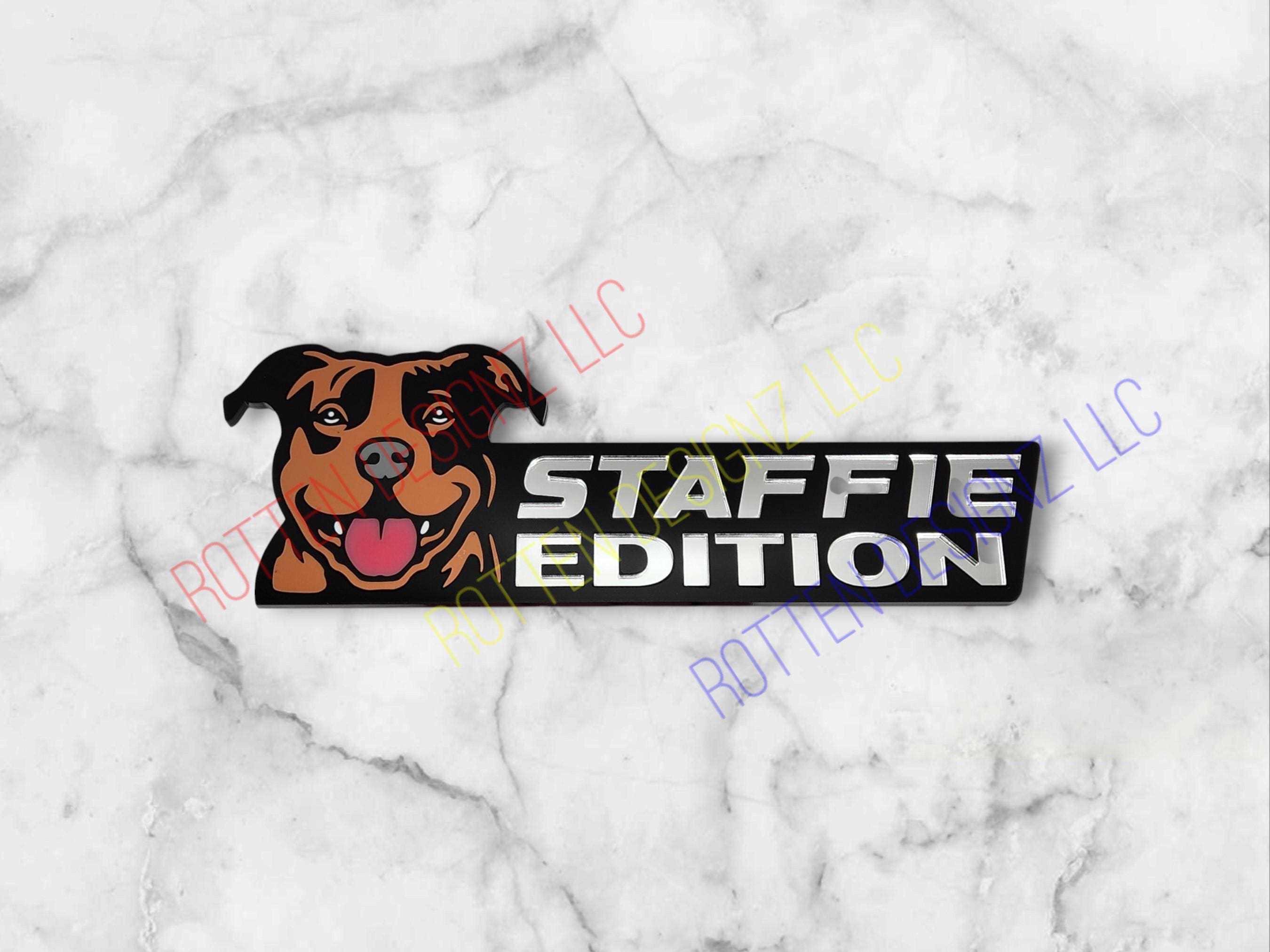 Panneau Staffie à bord : Staffordshire Bull Terrier - France