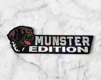 Munsterlander Edition Car Truck Badge Munster Truck