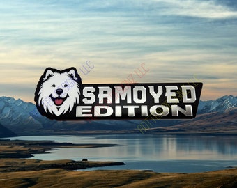Samoyed Edition Car Truck Badge