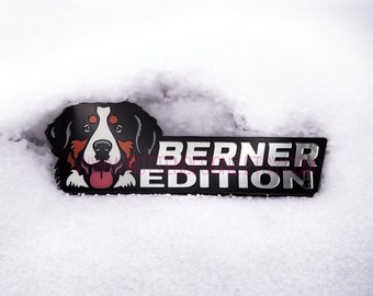 Bernese Mountain Dog Berner Edition Car Truck Badge