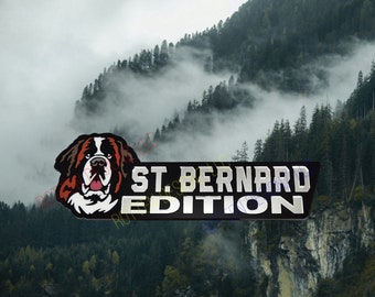 Saint Bernard Car Truck Badge