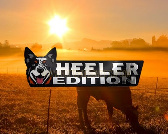 Heeler Edition Car Truck Badge