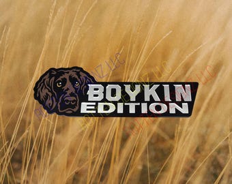 Insignia para coche y camión edición Boykin Spaniel
