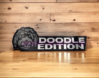 Doodle Edition Car Badge