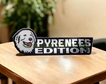 Great Pyrenees/Pyrenean Mountain Dog, Car/Truck Badge