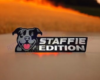 Insignia de coche/camión de Staffordshire Bull Terrier