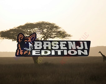 Basenji Edition Car Truck Badge