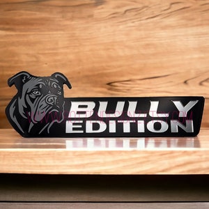 American Bully Car Truck Badge