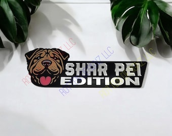 Shar Pei Edition Car Truck Badge