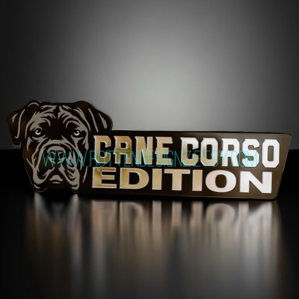 Cane Corso Car Badge