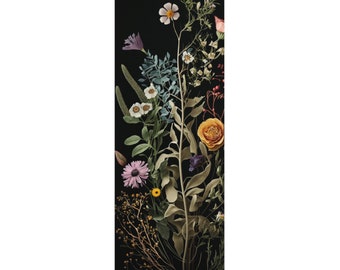 Yoga Mat  Flowers Floral | Non-Slip, Comfortable & Durable | Suede Top | Perfect Gift for Yoga Lovers | Fitness Accessory