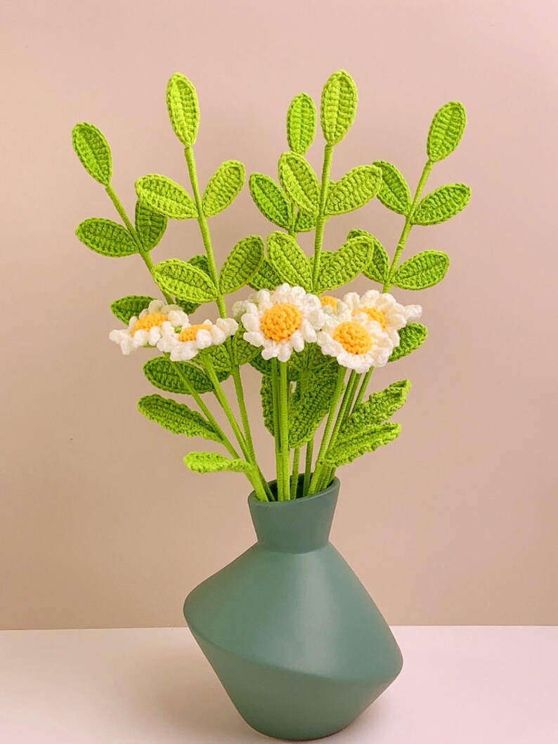 Handmade Crochet Green Leaves to Match Crochet Flowers Etsy