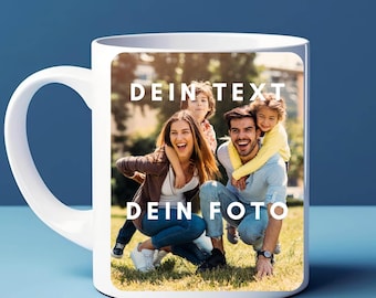 Personlig mugg med ditt eget foto och text. Personlig present till flickvän, pojkvän, mamma, pappa. Presentidé för alla tillfällen.
