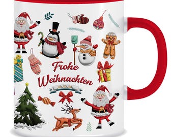 Taza de Navidad, regalo de Navidad para ella, taza de café, taza de té de Navidad, idea de regalo de gnomo, taza de vino caliente, regalo de decoración navideña