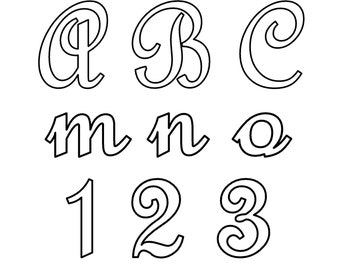 ABC 123 Uppercase and Lowercase Letters PDF 65 pages with a page per letter and number and one with all letters and numbers