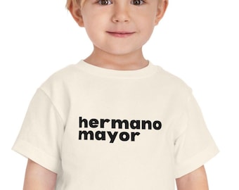 Toddler Spanish Shirts, hermana mayor camiseta, Big Brother Tee, Tee for Brothers, Kids Gift Boy, Baby Announcement