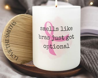 Custom Cancer Gift, Breast Cancer Candle, Cancer Survivor Gift, Chemo Care Package, Funny Candle, Cancer Sucks, Support Gift, Beat Cancer