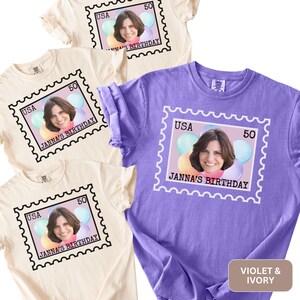 Funny Birthday Shirt, Birthday Photo Shirts, Matching Birthday Party Group Shirt, Custom Face Birthday Shirt, Custom Photo Birthday Shirt