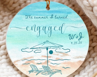 Personalized Engagement Gift for Couples, Wedding Present for Newlyweds, Future Mr and Mrs, Engaged Christmas Keepsake, Gift for Girlfriend