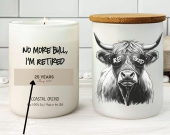 Funny Retirement Gift, Funny Retirement Candle, Coworker Retirement Gift, Happy Retirement, Retirement Candle, Retired Gift for Coworker