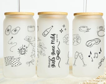 Personalized Girls Gone Mild Bachelorette, Girls Gone Mild Tumbler Bachelorette Beer Can, Bachelorette Gifts Iced Coffee Cup