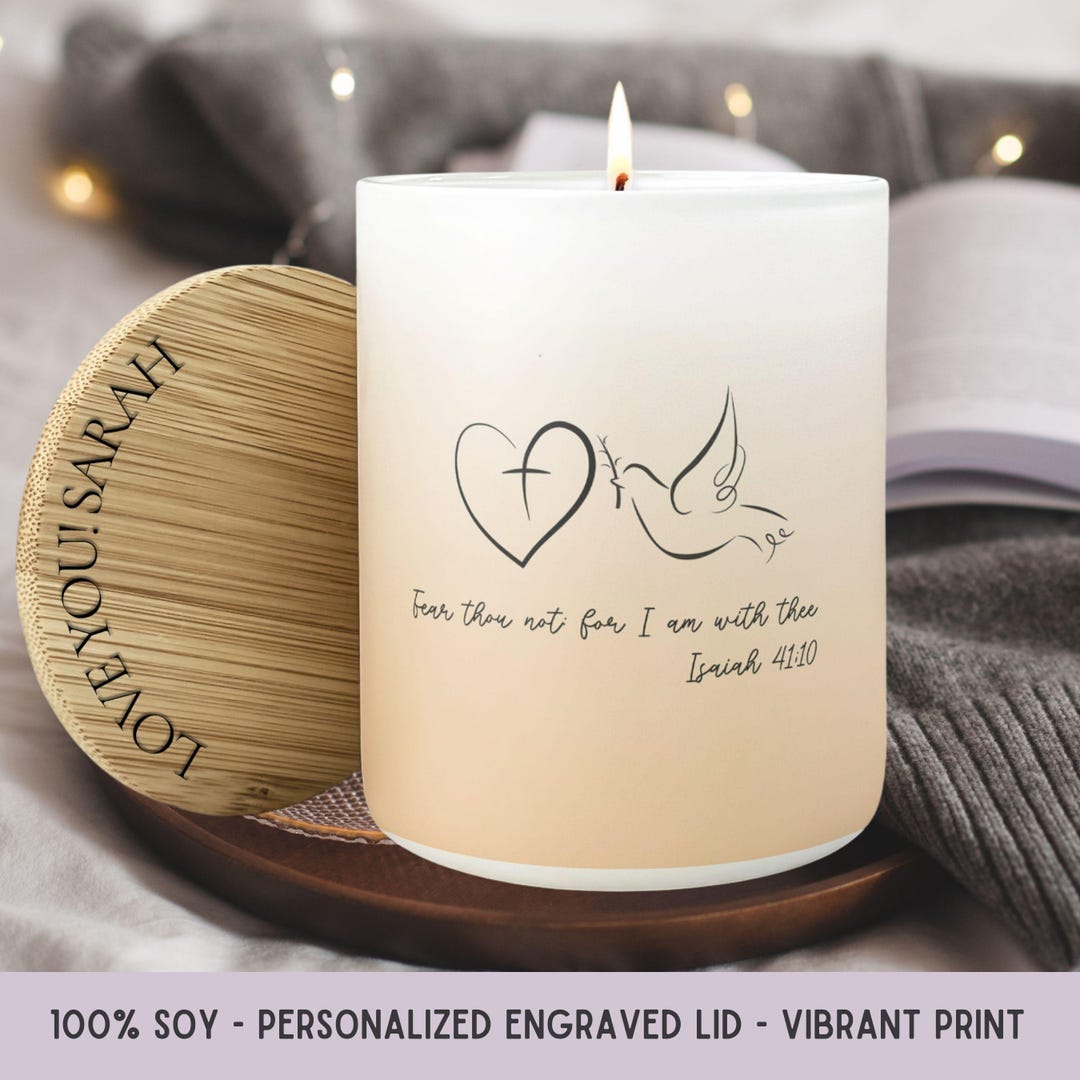 Memorial Candle, Personalized Sympathy Gift, in Loving Memory ...