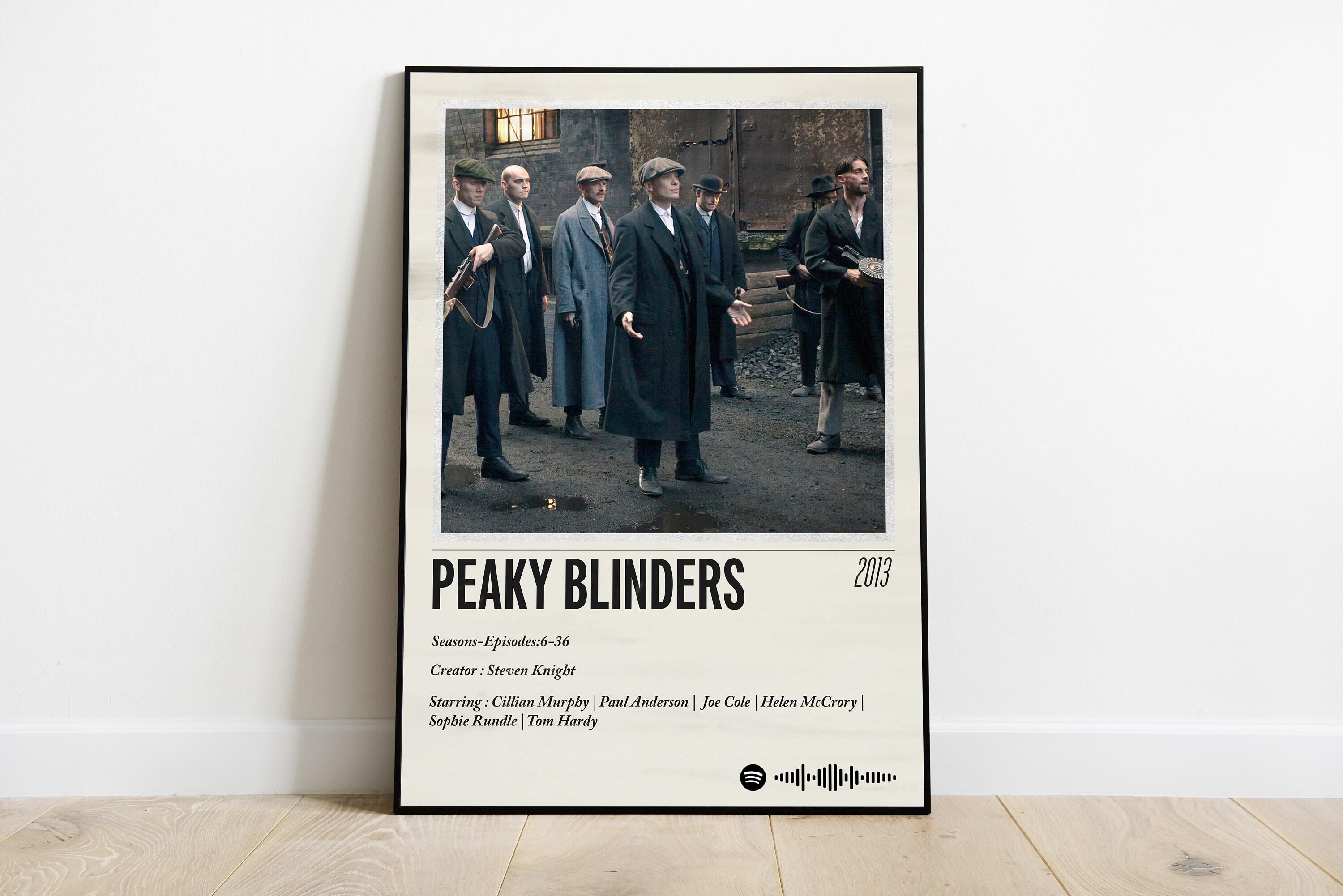 Peaky Blinders Digital Download Poster,Printable Tv Series Poster