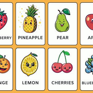 Descubra a alegria de aprender com nossos cartões de frutas e vegetais, currículos pré-escolares e cartões educativos para crianças pequenas.