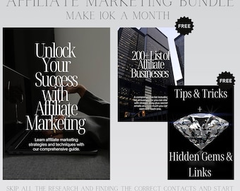 Affiliate Marketing bundle, Learn affiliate marketing, affiliate marketing programs, affiliate marketing strategies.