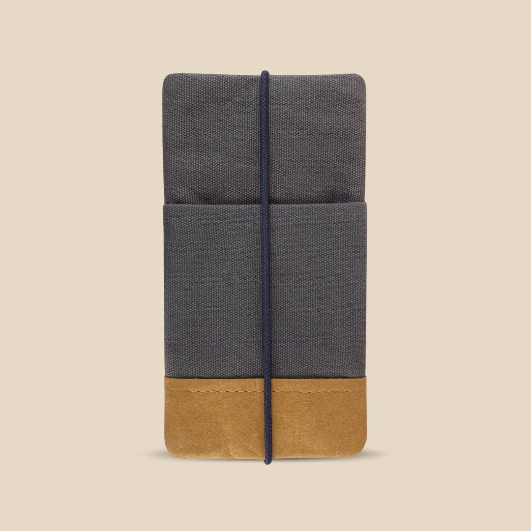 Handmade GRAY Small Cell Phone Pouch Bag Minimalist Fabric Etsy