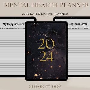 Mental Health | Planner| Fitness Planner| Wellness Planner| Digital Planner| Health Printable Planner