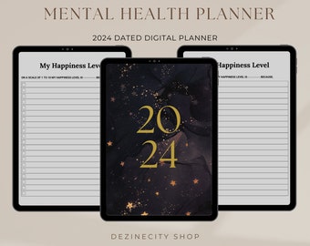 Mental Health | Planner| Fitness Planner| Wellness Planner| Digital Planner| Health Printable Planner