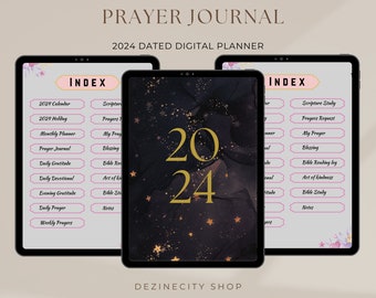 Digital Prayer Journal, Prayer Journal Templates, Digital Faith Planner Notebook for GoodNotes and Notability