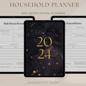 Planner Haushalt - druckbarer Haushaltsplaner, sofort Download