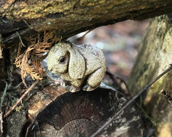 Bunny Rabbit Garden Statue, Plant Accessories