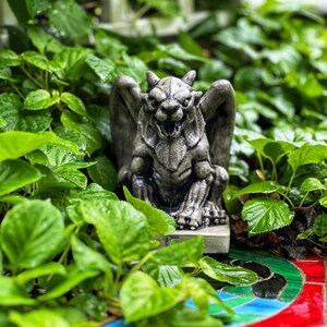 Gargoyle Statue, Gothic Lawn and Garden Decor