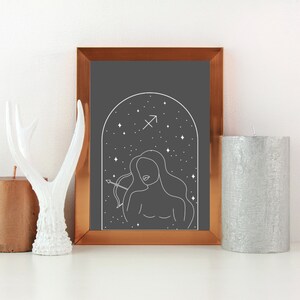 12 Stück Sternzeichen Drucke, Sternzeichen Line Art, druckbare Sternzeichen, Sternzeichen, Sternbild, Sternzeichen Horoskop Druck, Astrologie, Sofort Download