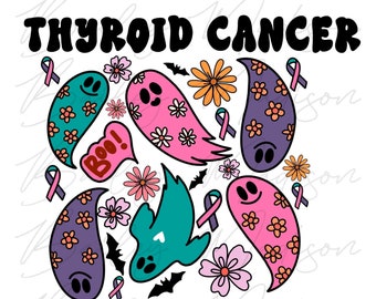 Ghost Thyroid Cancer Awareness PNG