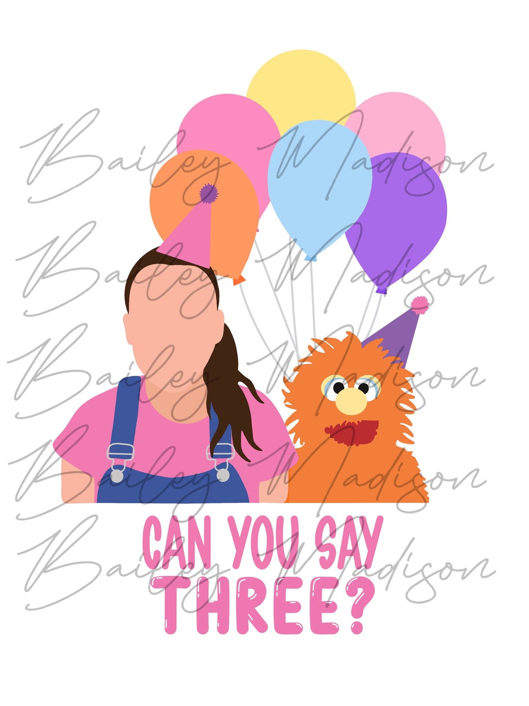 Happy 3rd Birthday Ms. Rachel & Herbie PNG - Etsy UK